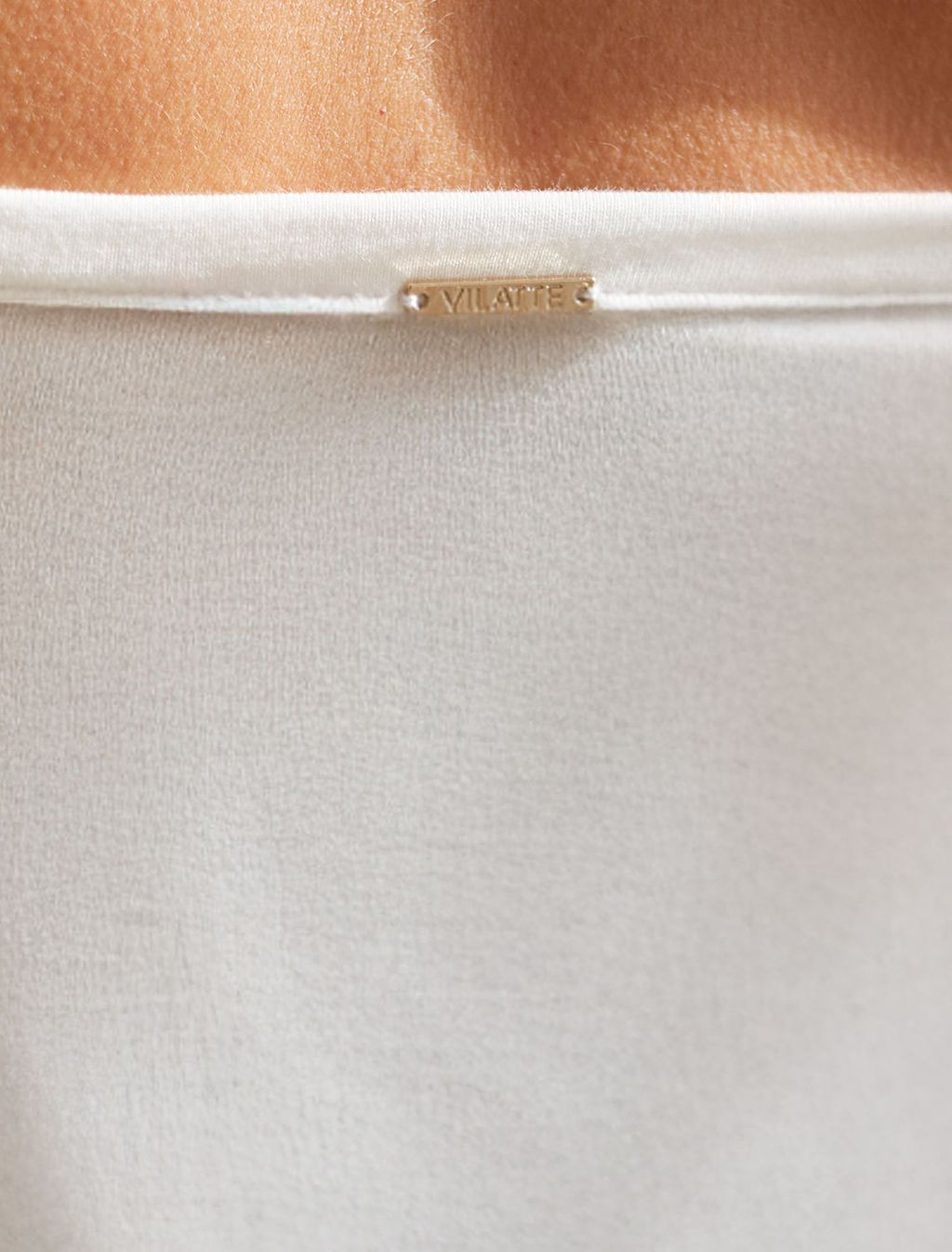 Топ с двуслойной зоной бра на бретелях из хлопка - Vilatte фото 4