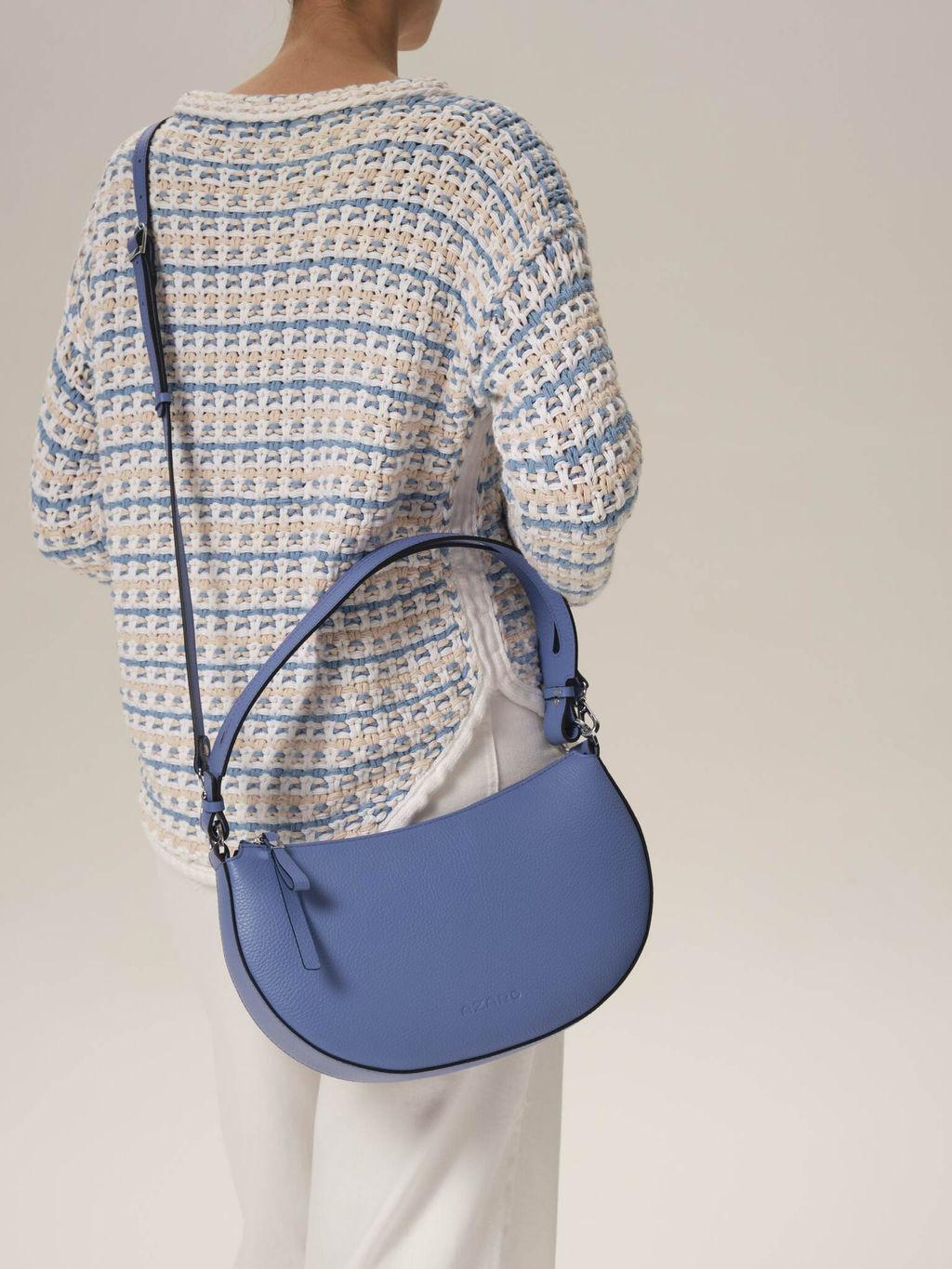 Сумка женская сэддл Azaro 31042 сиреневый закат