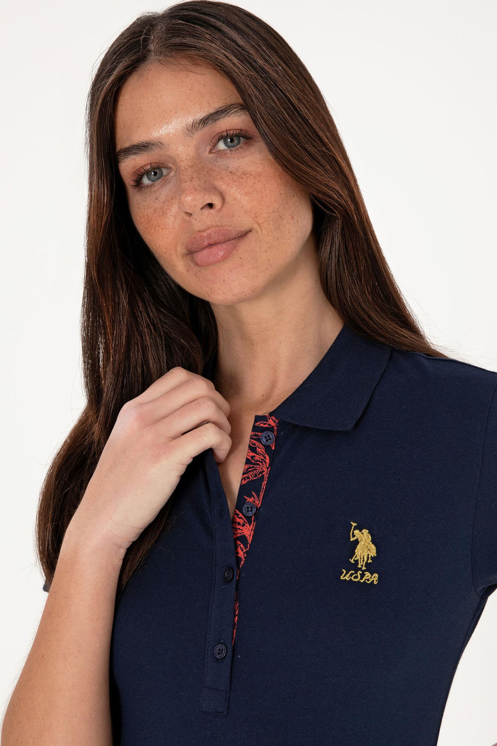 Kad_n Lacivert Basic Ti__rt - U.s. polo assn фото 2