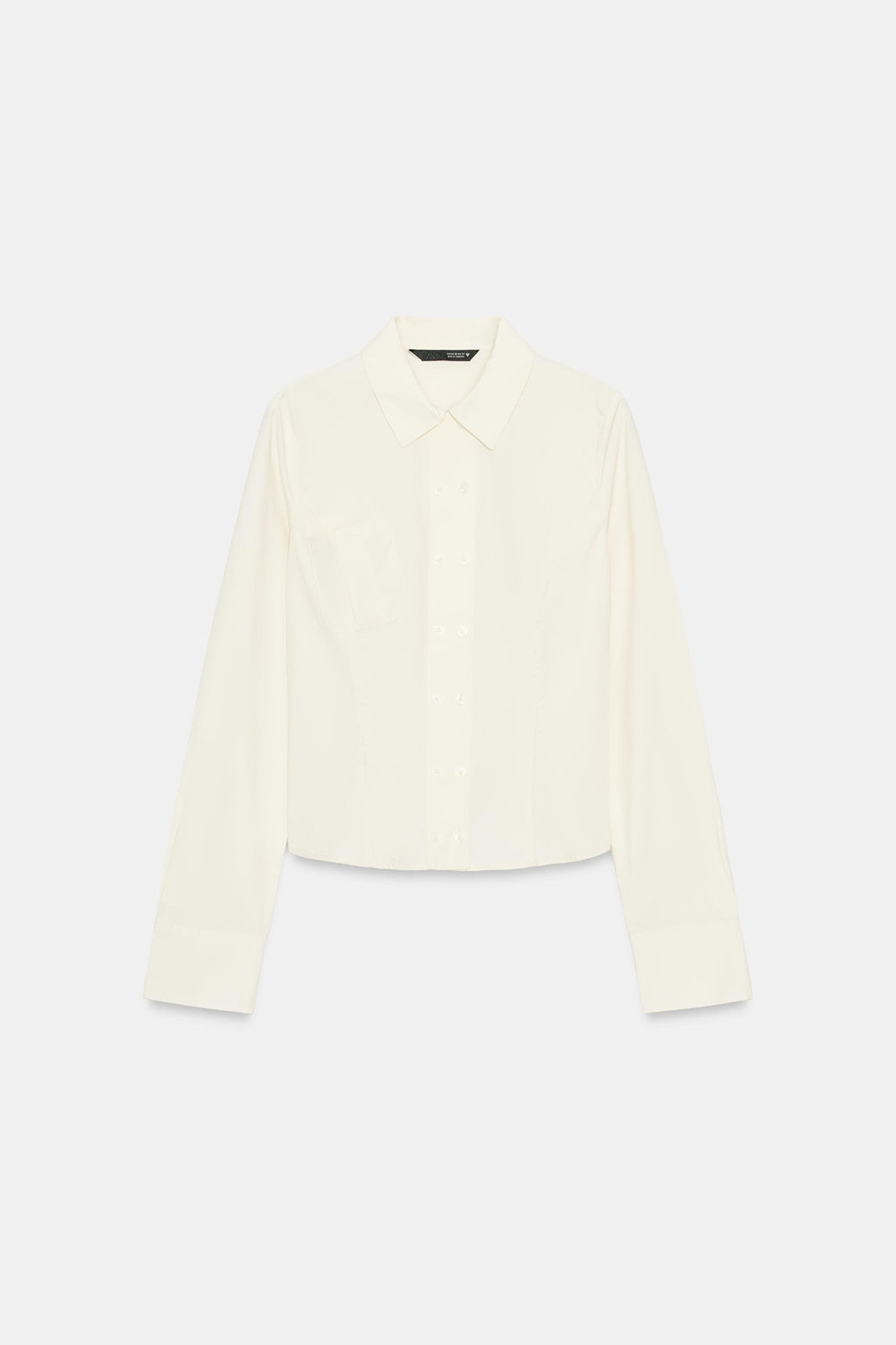 FITTED POPLIN SHIRT - Zara фото 6