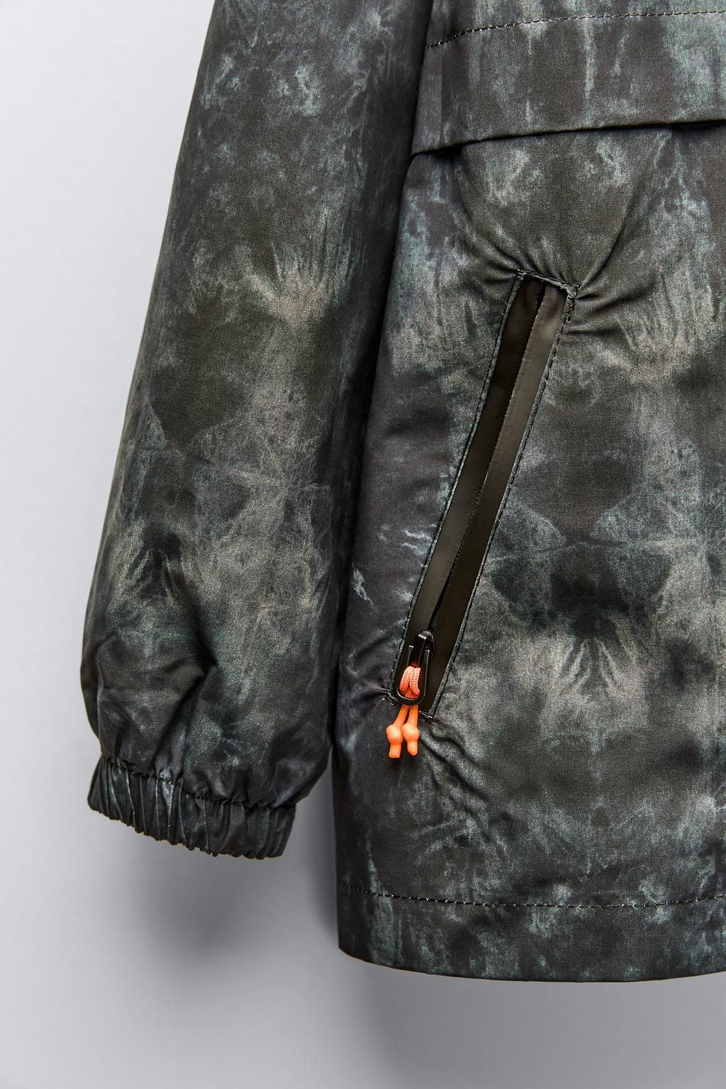 TIE-DYE-EFFECT JACKET - Zara фото 4