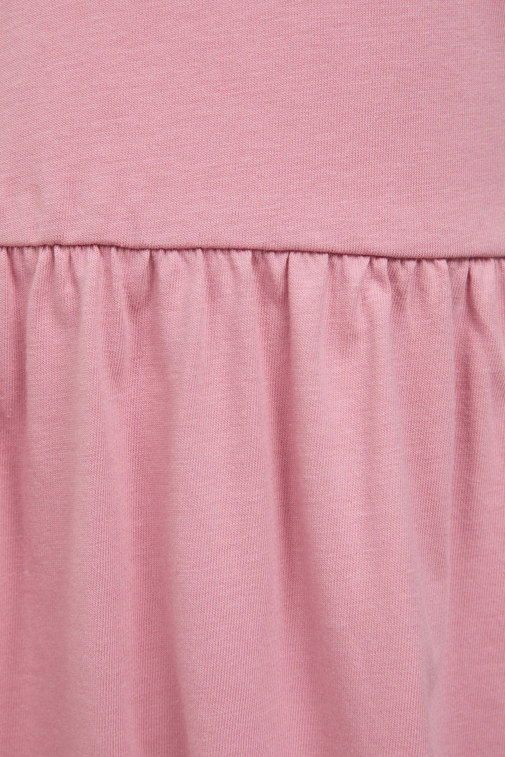 K_z _ocuk Pembe Bisiklet Yaka Elbise