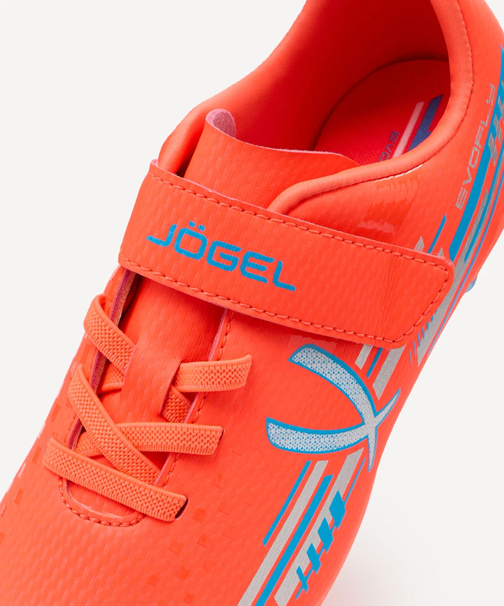 Бутсы футбольные Jogel Evofly FG Talant KIDS, coral  фото 3