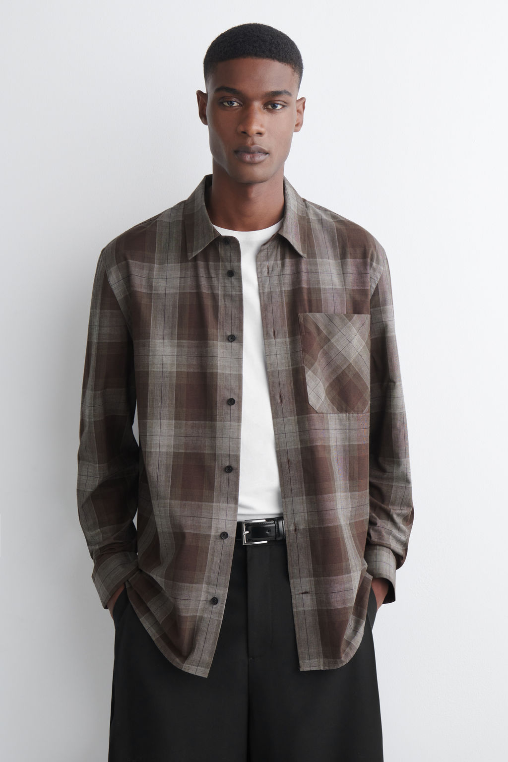 CAMISA DE CUADROS DE ALGOD?N CEPILLADO - H&m фото 2