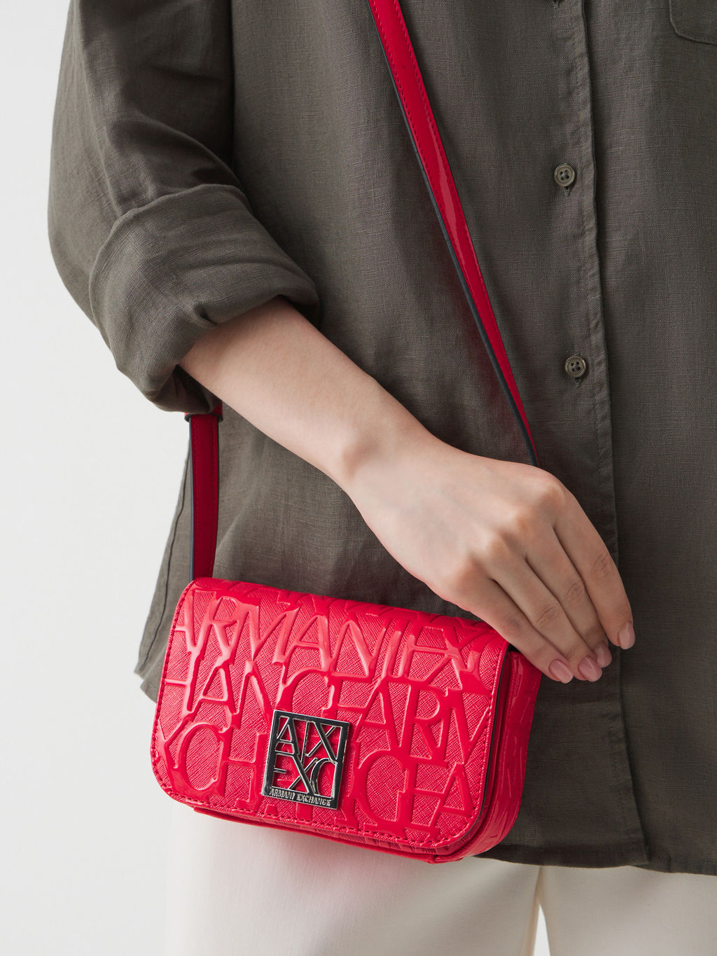 Кросс-боди ARMANI EXCHANGE LIZ Артикул 4361541, рубиновый  фото 2