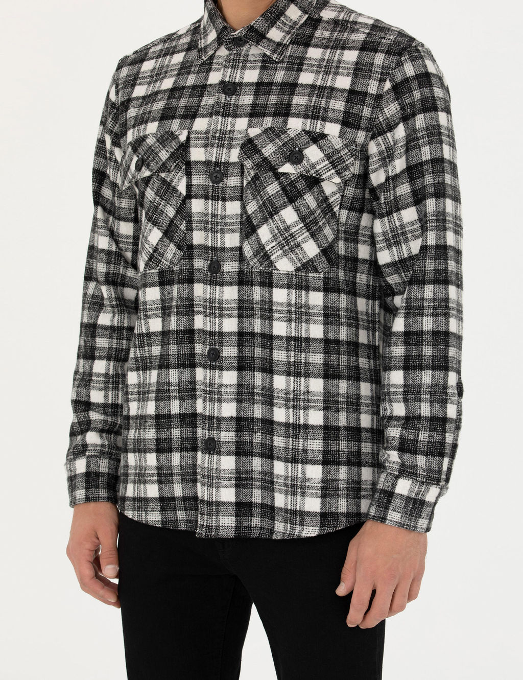Рубашка Oversize черная