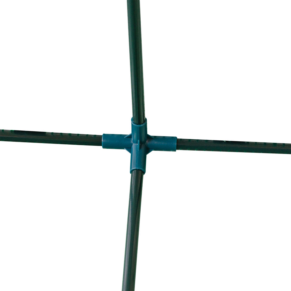 UGH-S30 L120 GREEN/GREEN Парник уличный, 120x60x60см. Металлическая труба в ПВХ, цвет зеленый. Тент из армированного полиэтилена 135г/м2, цвет сетки зеленый. TM ФитоЛето - Volpe фото 8