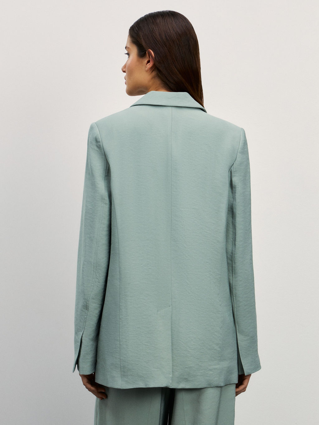 Однобортный жакет прямого кроя / Zarina  фото 5