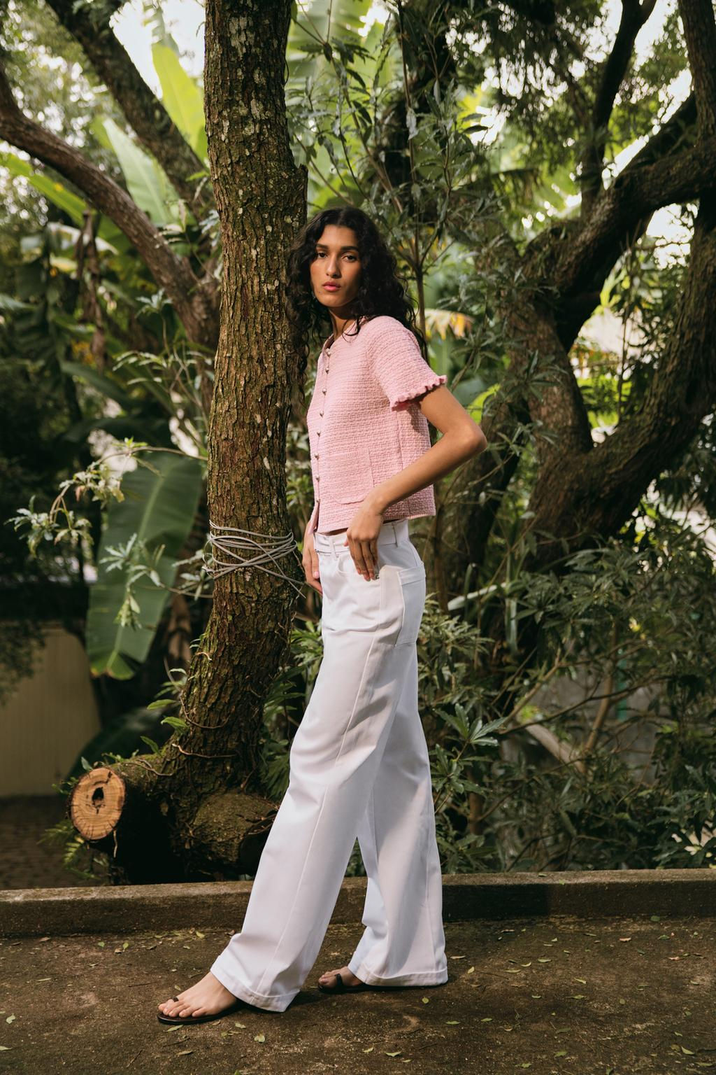 RUFFLED KNIT CARDIGAN - Zara фото 3