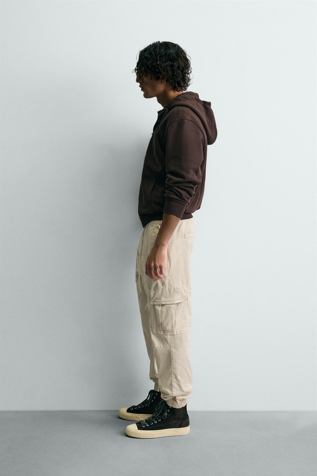 PANTAL?N CARGO SLIM FIT / Hielo - Zara фото 4