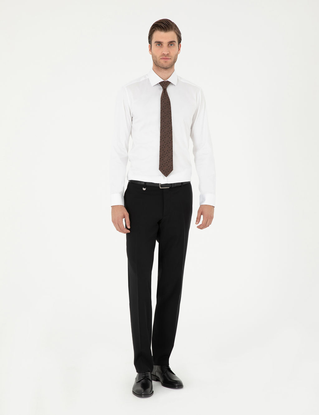 Beyaz Likral_ Kolay _t_lenebilir Ekstra Slim Fit Basic G_mlek