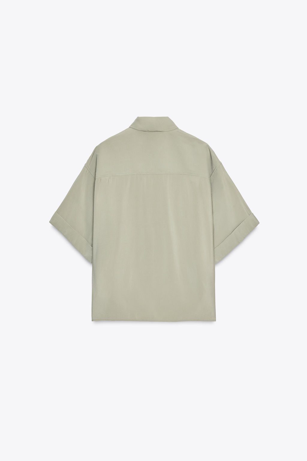 SHORT SLEEVE FLOWING SHIRT - Zara фото 23