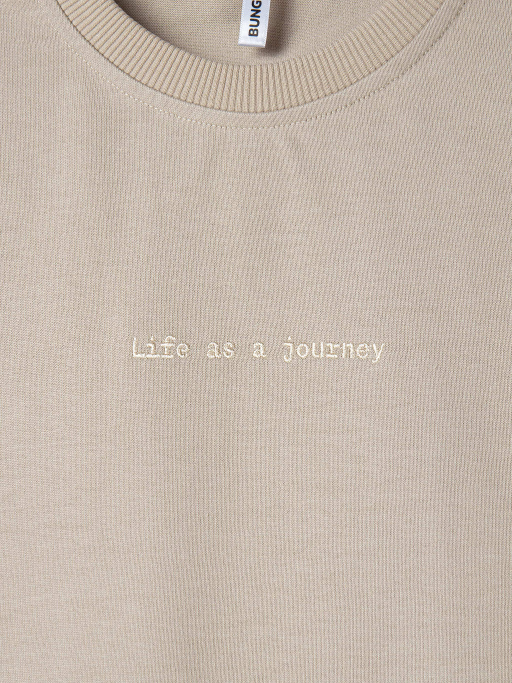 Футболка оверсайз из 100% хлопка "Беж" женская