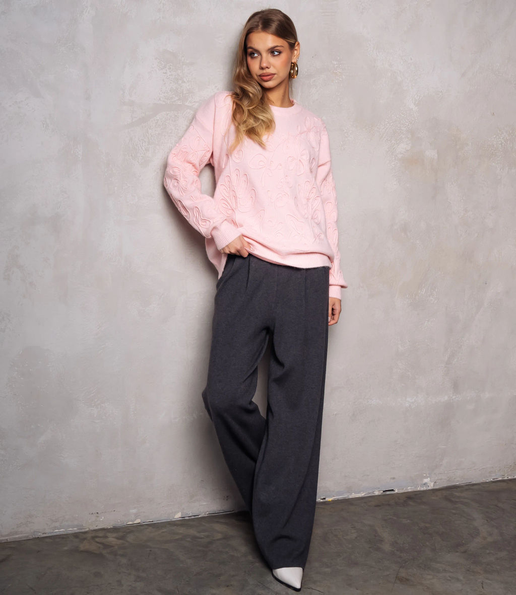 Джемпер #КТ818 (6), розовый