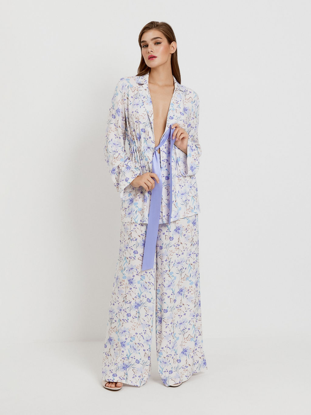 31200260019 Блузка жен. Anouk белый принт - Infinity Lingerie фото 3