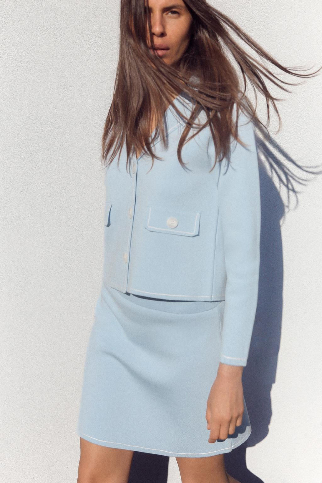 TRIM KNIT JACKET - Zara фото 2