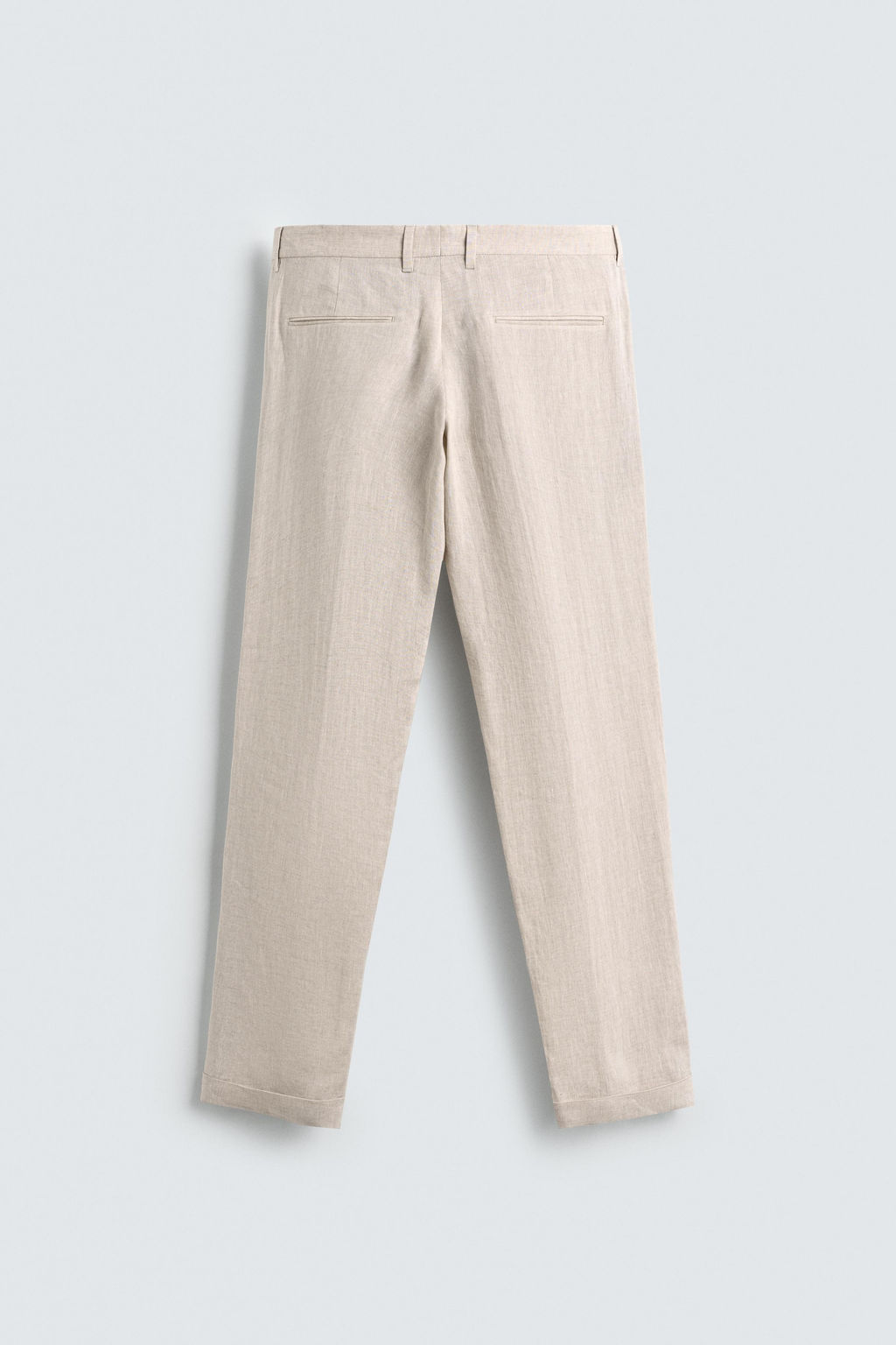 100% LINEN SUIT TROUSERS - Zara фото 18