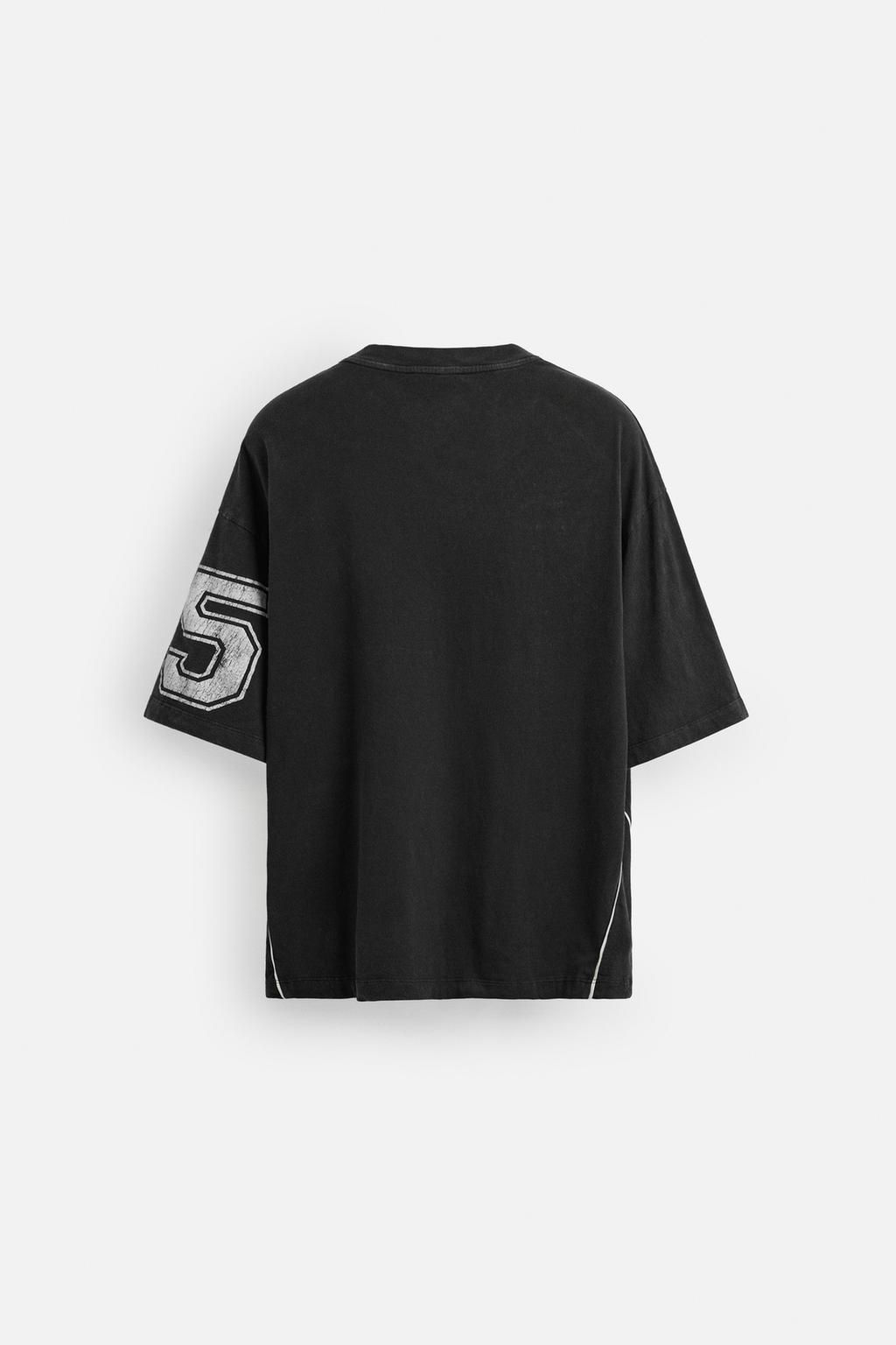 FADED AMERICAN FOOTBALL T-SHIRT - Zara фото 8