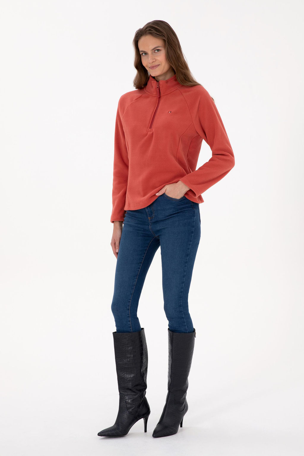 Kad_n G_l Kurusu Sweatshirt - U.s. polo assn фото 4