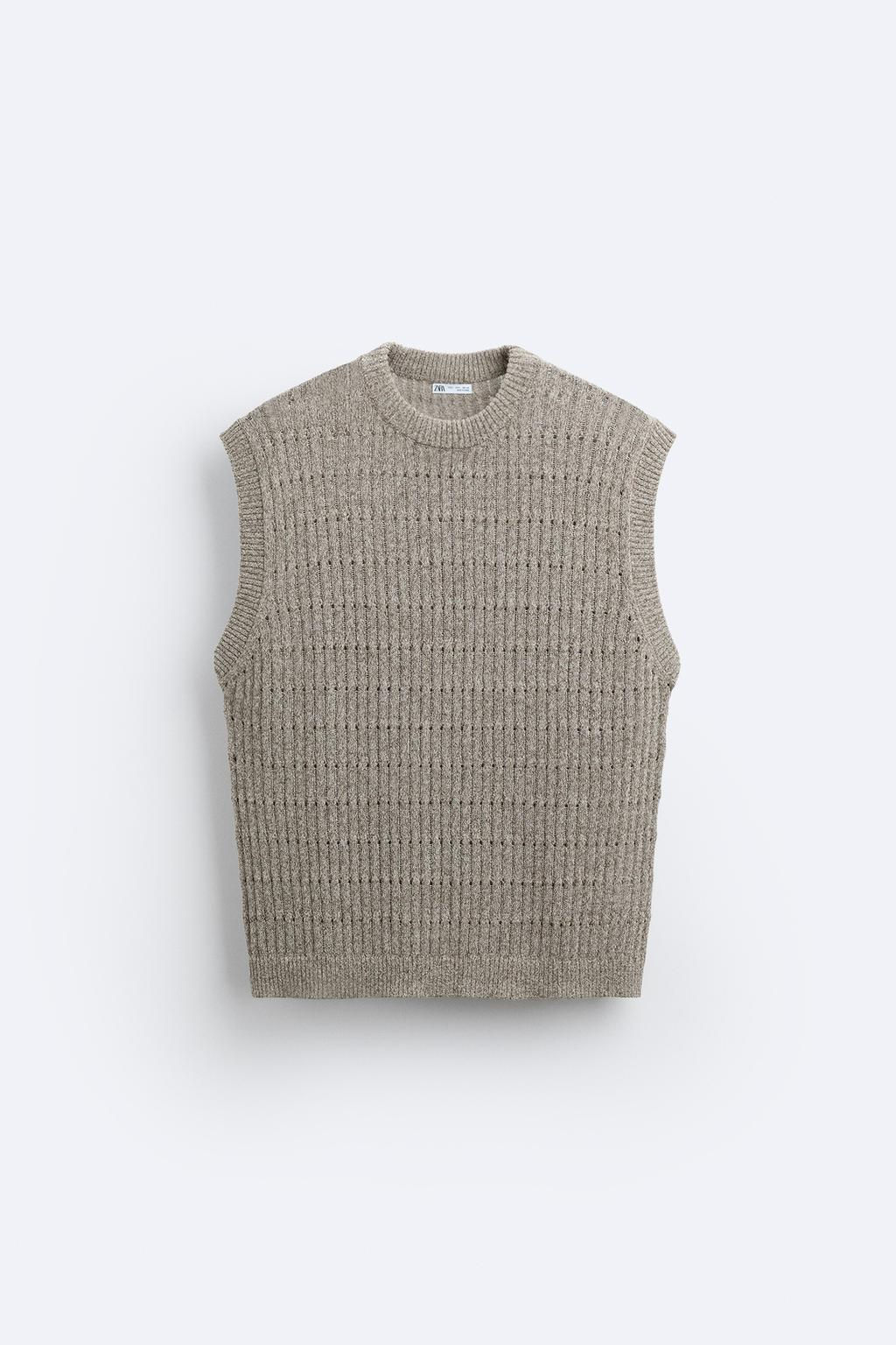 OPEN KNIT VEST - Zara фото 6