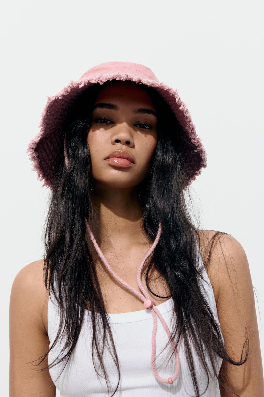 FRAYED BUCKET HAT - Zara фото 3