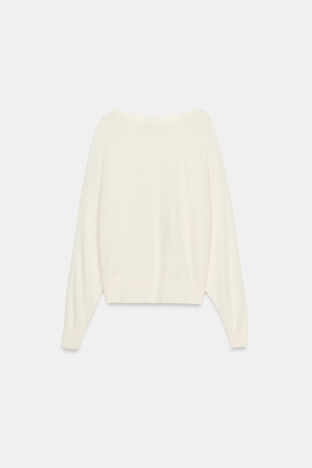 JERSEY PUNTO ESCOTE PICO / Blanco - Zara фото 9