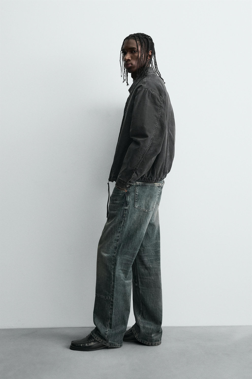 QUILTED DENIM JACKET - Zara фото 4