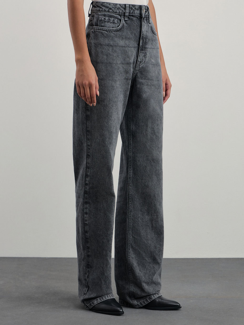 Джинсы straight с высокой посадкой / Zarina  фото 3