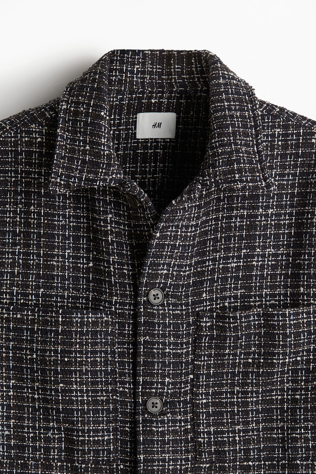 Sobrecamisa gofrada Regular Fit - H&m фото 12