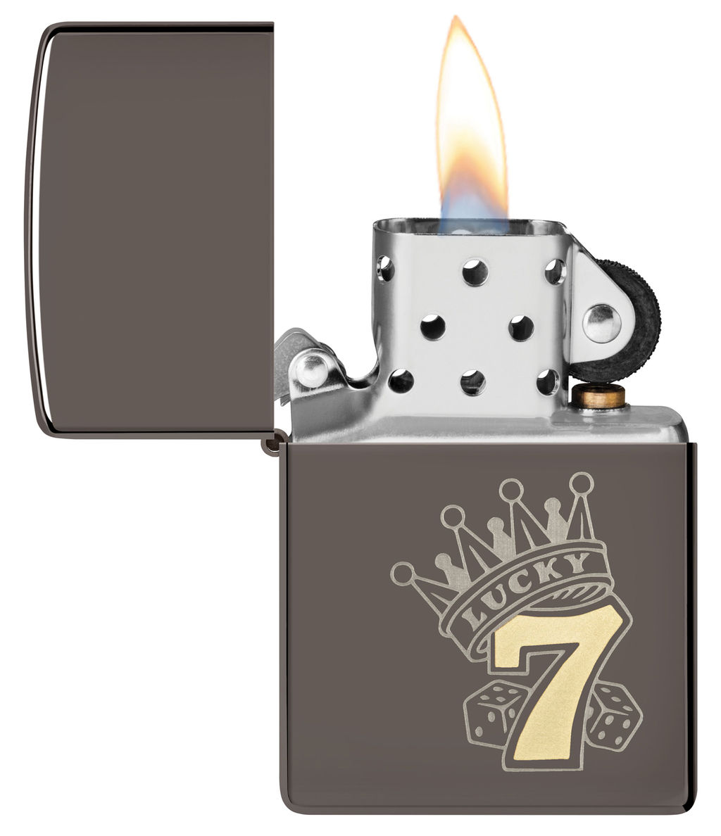 Зажигалка ZIPPO Счастливая 7 | Lucky 7 Design 48913  фото 3