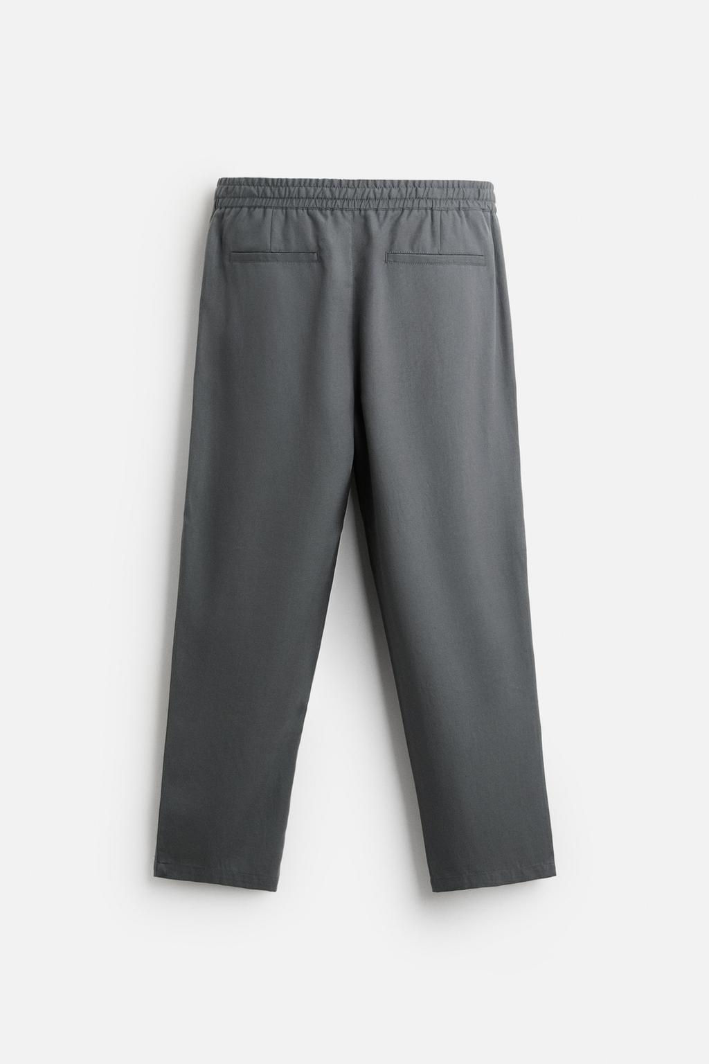 LYOCELL JOGGER WAIST TROUSERS - Zara фото 56