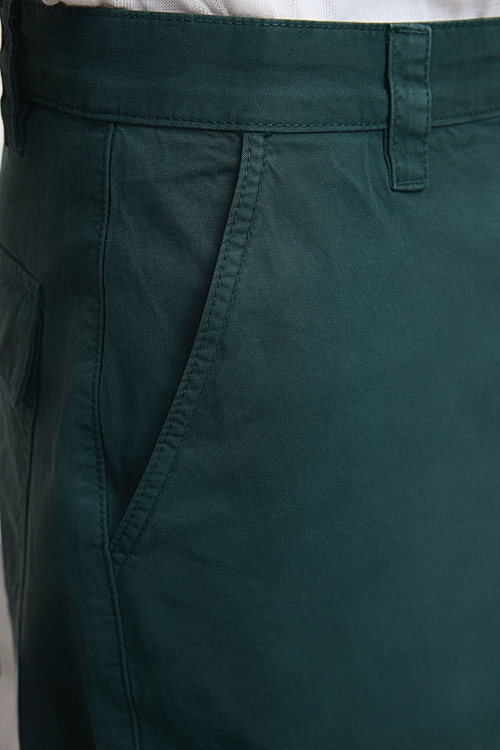 TRENDYOL MAN Yesil %100 Pamuk Balloon Fit Pamuklu Gabardin Dokuma Pantolon TMNAW25PL00020 - Trendyolmilla фото 4
