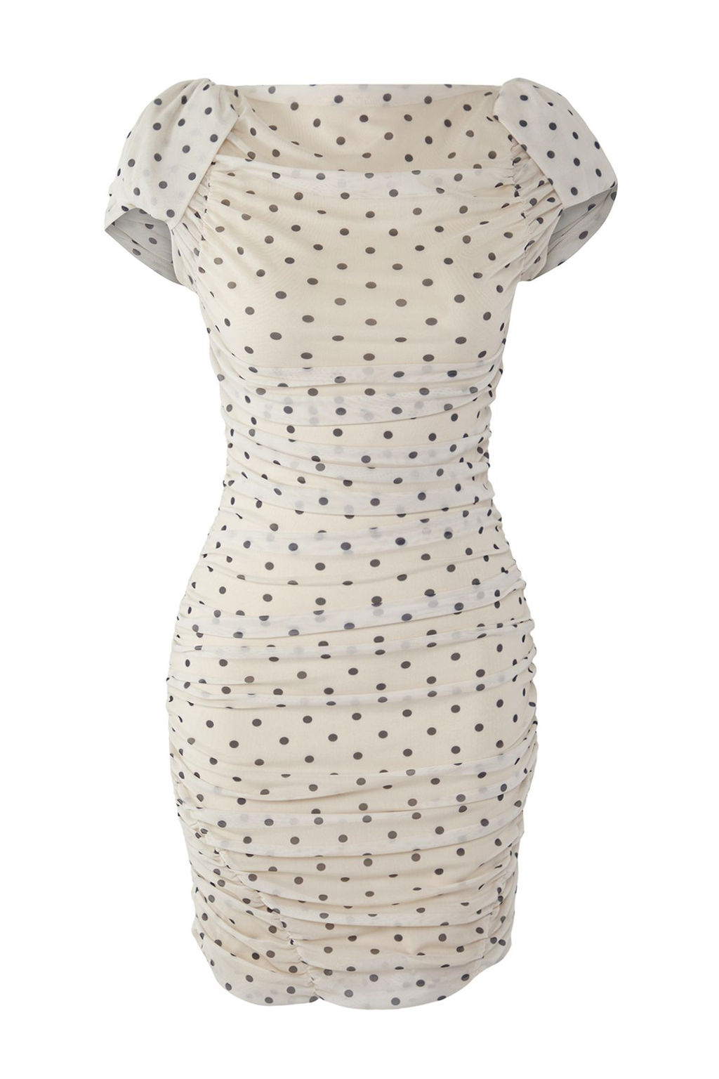 TRENDYOLMILLA Limited Edition Cok Renkli Puantiyeli Mini Astarl? Tul Elbise TPRSS25EL00283  фото 3