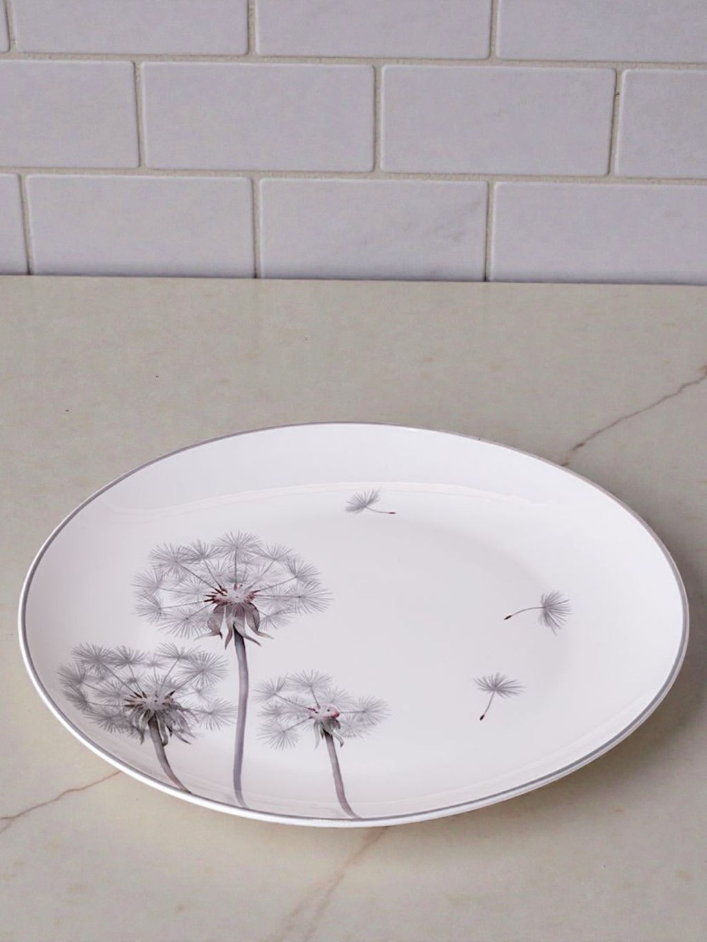 Тарелка обеденная Lefard Dandelion фарфор 25,5 см  фото 9