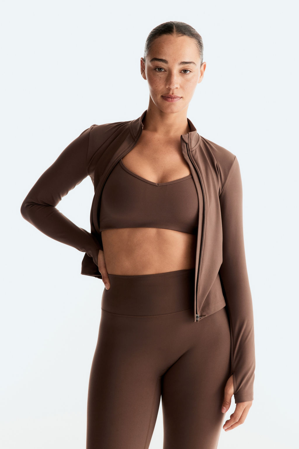 Chaqueta de deporte SoftMove con cremallera - H&m фото 22