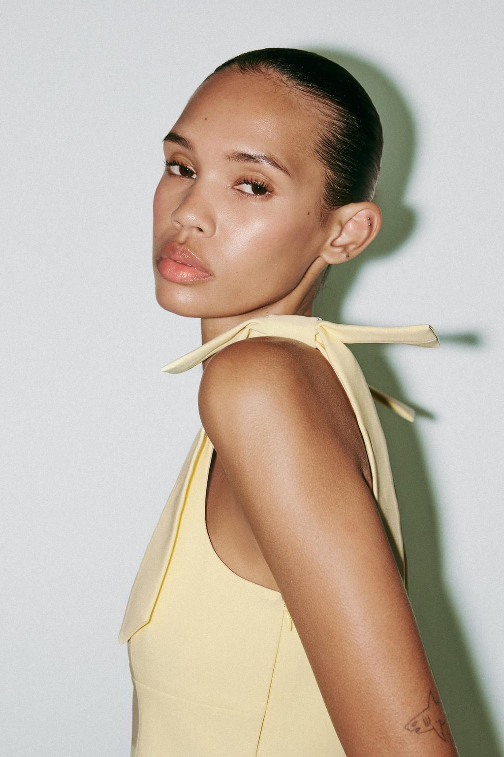 STRETCH TOP WITH BOWS - Zara фото 9