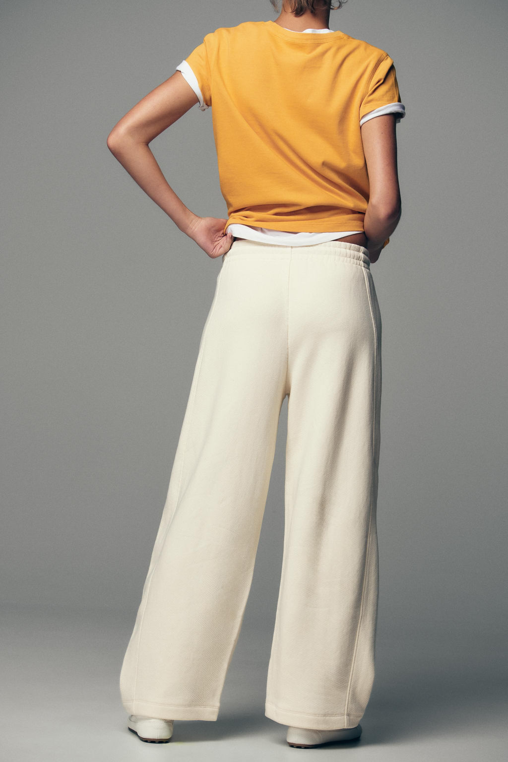 RUSTIC WIDE-LEG TROUSERS - Zara фото 12