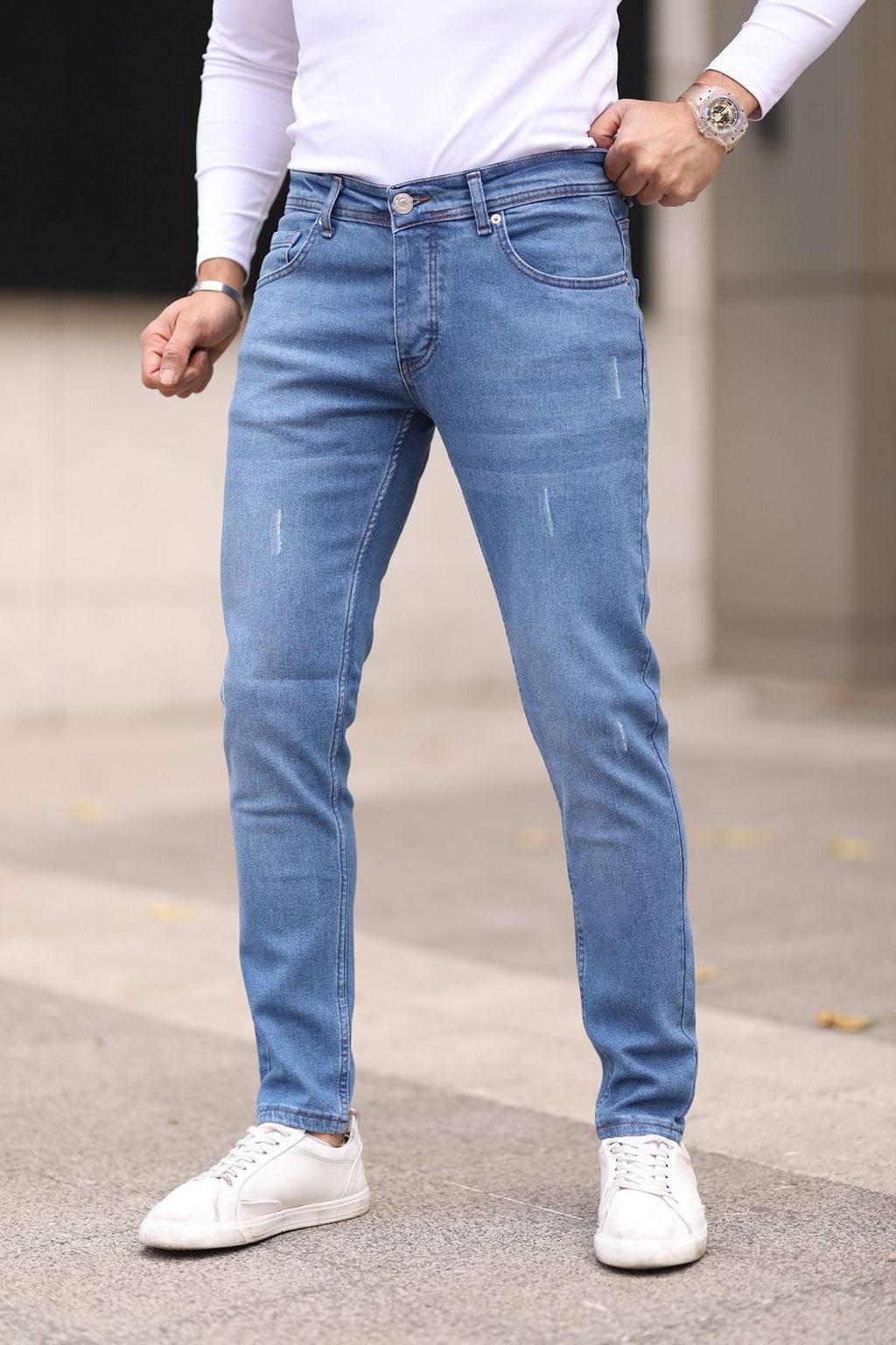 TRENDYOL MAN Antrasit Skinny T?rnakl? Jeans Kot Pantolon TMNAW25JE00013 - Trendyolmilla фото 2