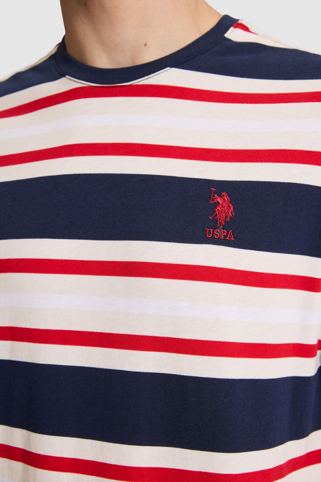 Erkek Lacivert Regular Fit Bisiklet Yaka TiЕГrt - U.s. polo assn фото 6
