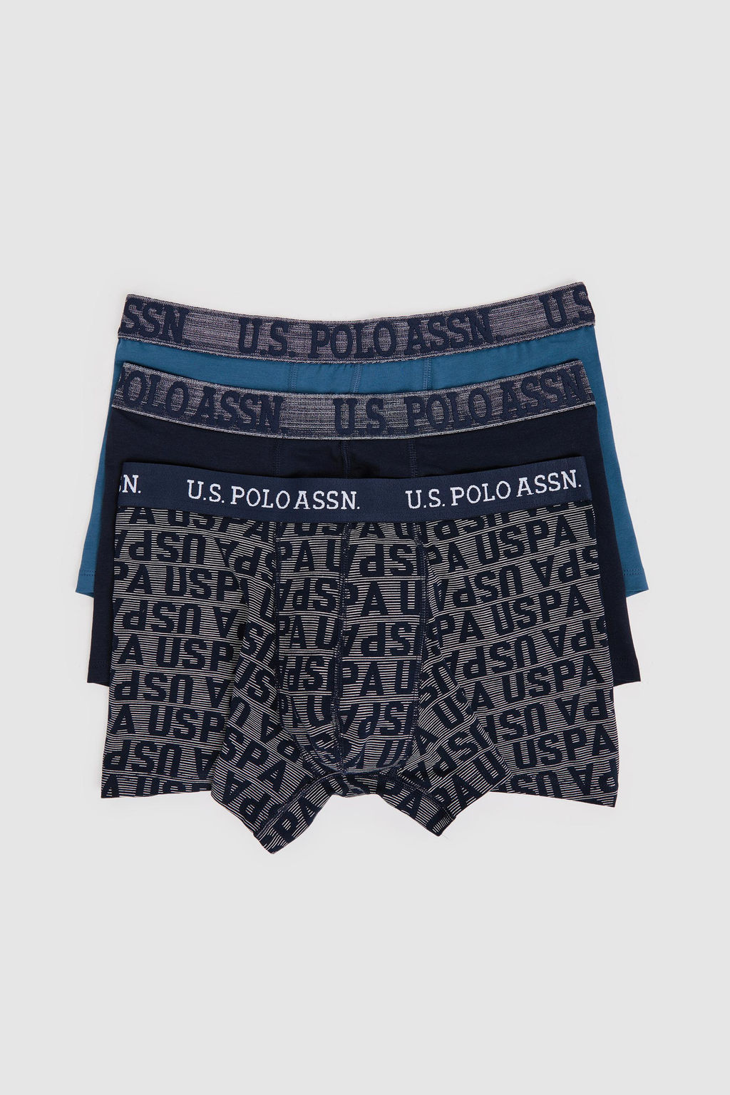Erkek Lacivert 3l_ Boxer Tak_m_