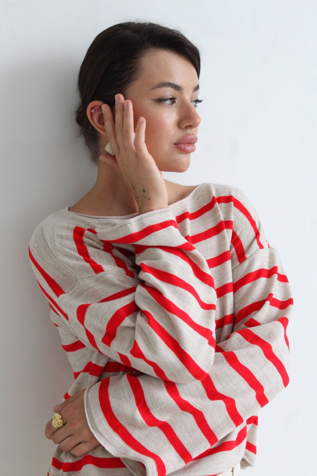 10695 Джемпер в полоску - Martichelli фото 28