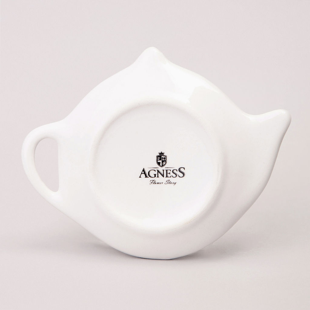 ПОДСТАВКА ПОД ЧАЙНЫЙ ПАКЕТИК AGNESS FLOWER STORY 12*8,5*1,5 СМ фото 3