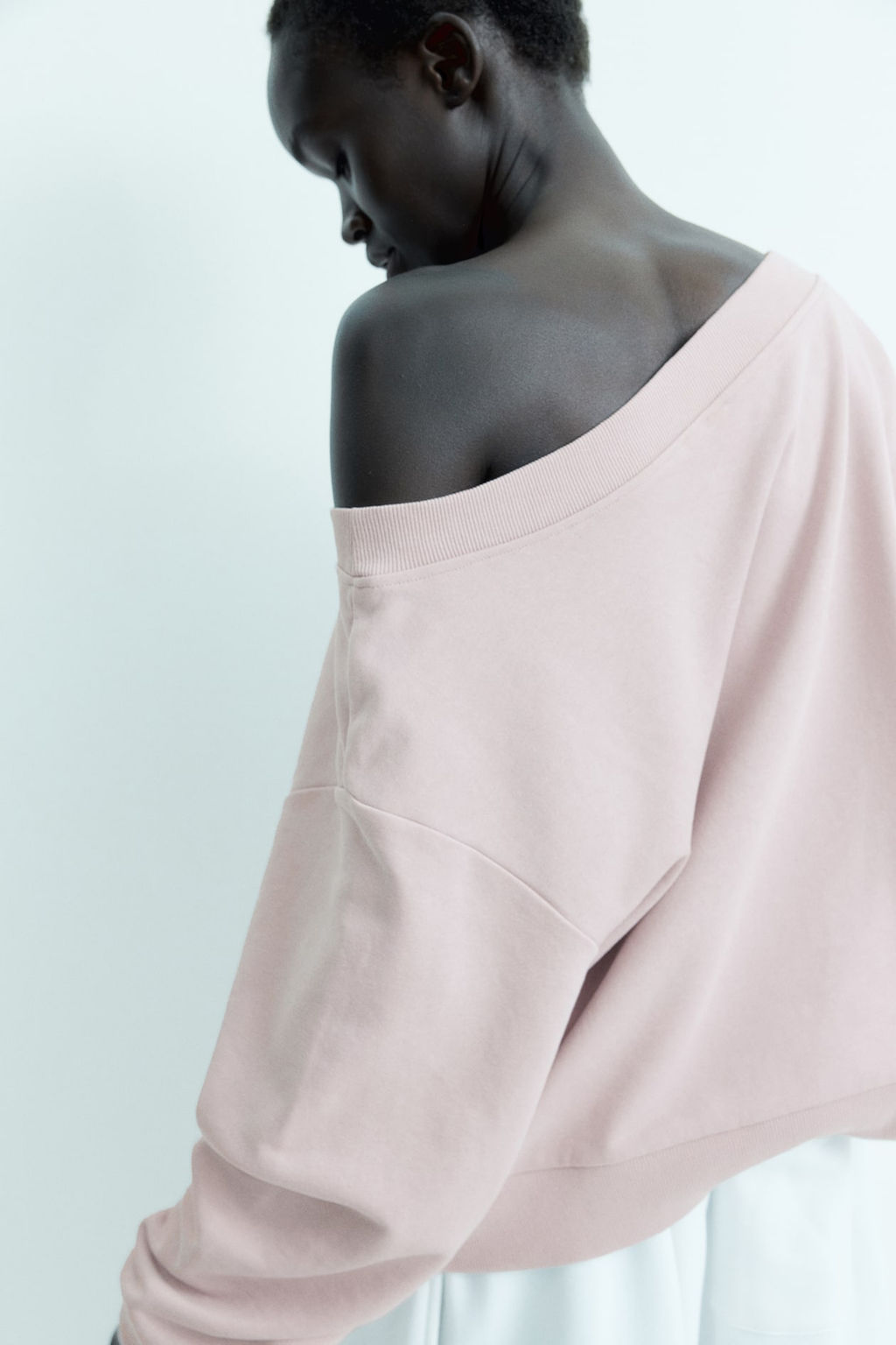 Sudadera off-the-shoulder - H&m фото 2