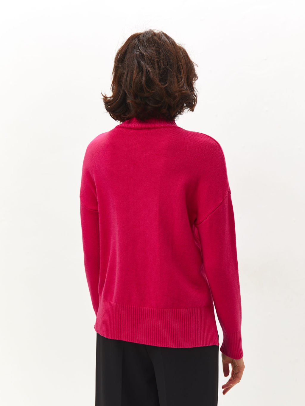 Свитер Дейн (фуксия) One Size - Nadi bordo фото 4