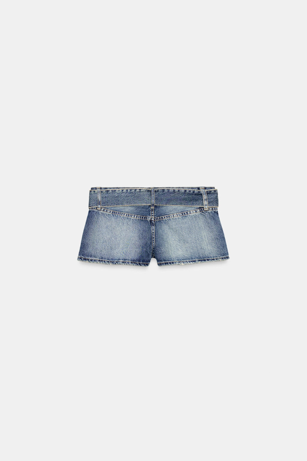 SHORTS DENIM TRF CINTUR?N / Azul - Zara фото 5