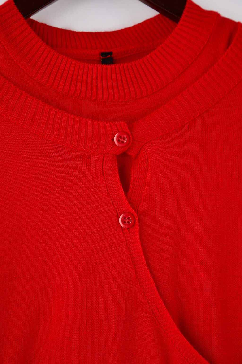 K?rm?z? Bisiklet Yaka Birlesik Bluz-H?rka Triko Kazak TWOAW26KZ00280