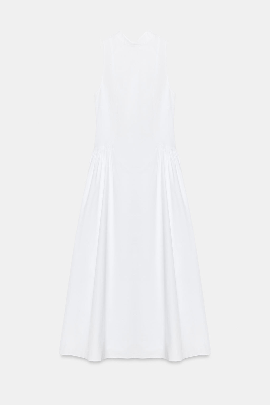 VESTIDO MIDI ESPALDA DESCUBIERTA / Blanco - Zara фото 5