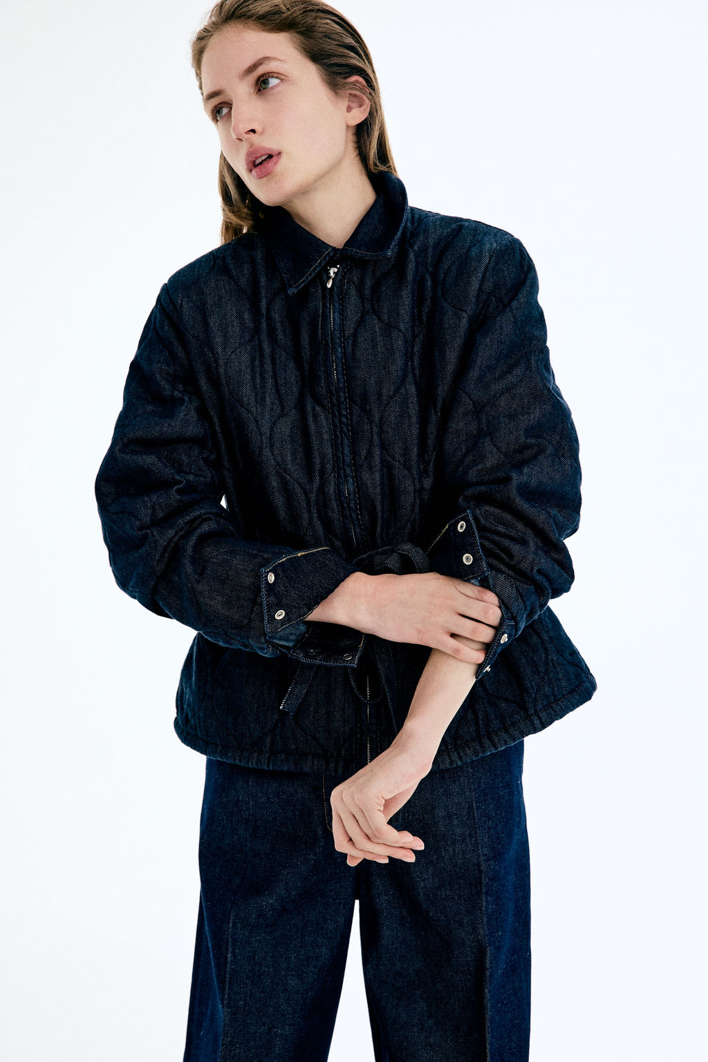 Chaqueta denim acolchada - H&m фото 3