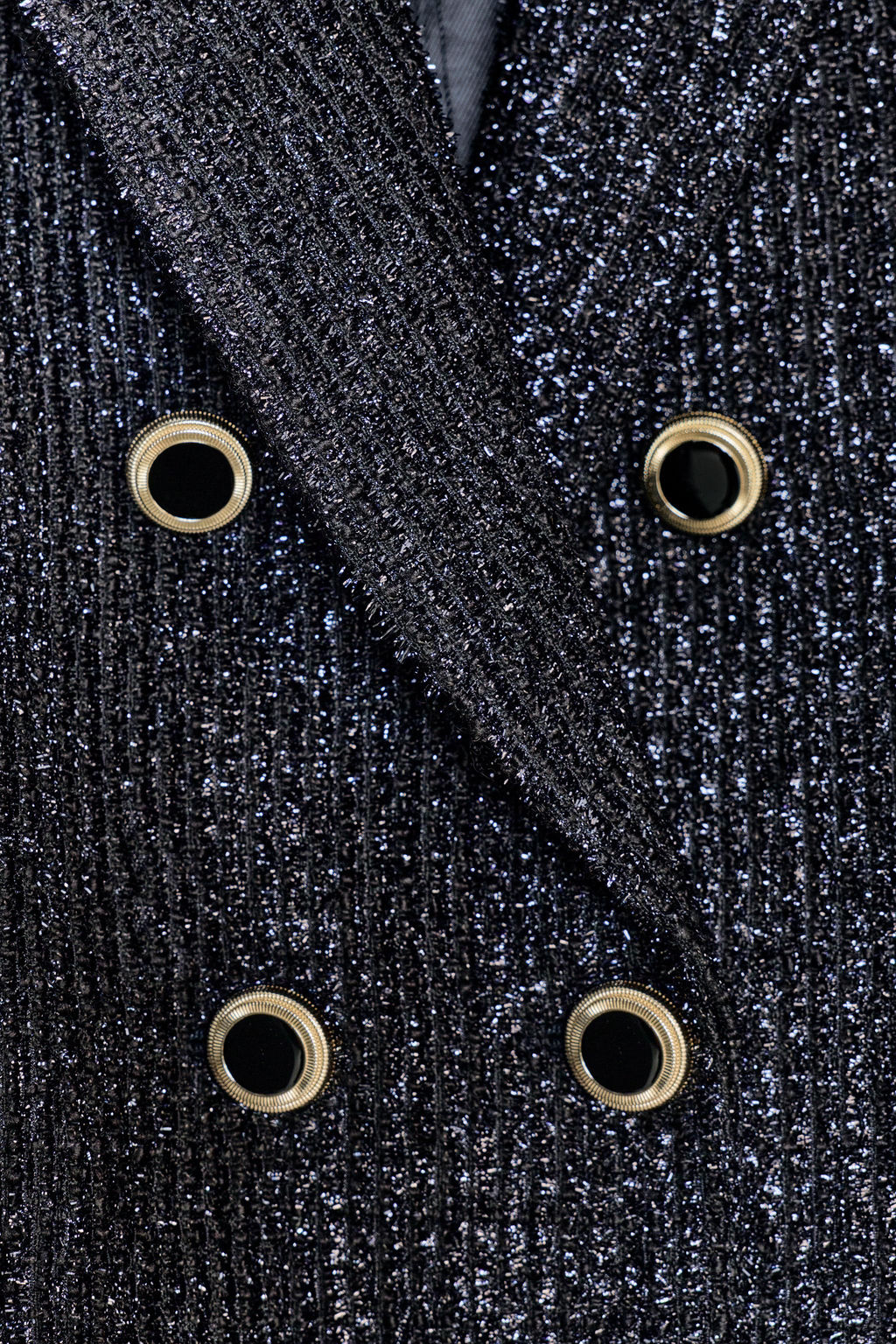 DOUBLE-BREASTED METALLIC THREAD BLAZER - Zara фото 9