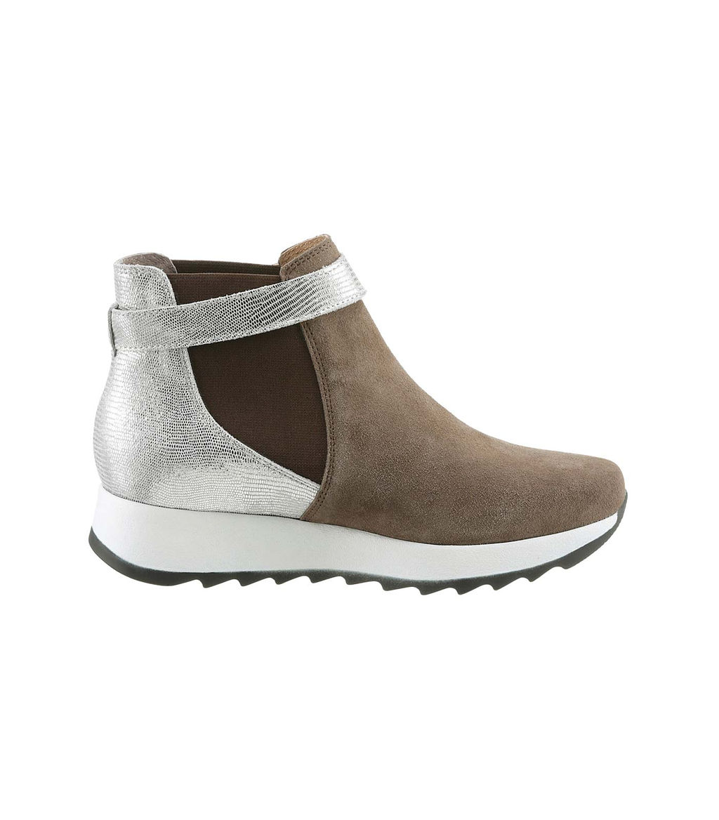 Полусапожки, серо-бежевые - Heine фото 2